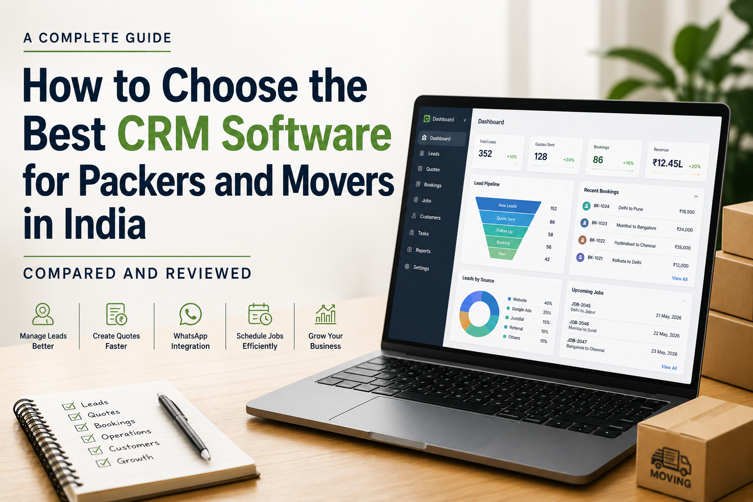 CRM software for packers and movers